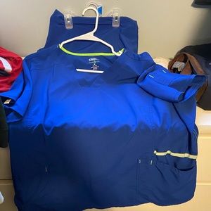 Royal Blue Scrubstar by Walmart scrub set